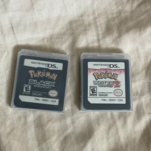 Pokemon White  2 and Black 1